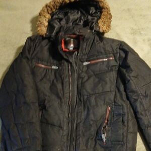 Buffalo David Bitton Black and Red Jacket